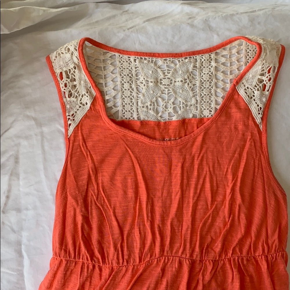 Lacey maternity sleeveless blouse